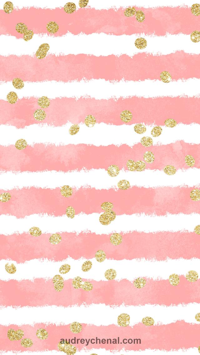 Girly Style Wallpaper - Stripes