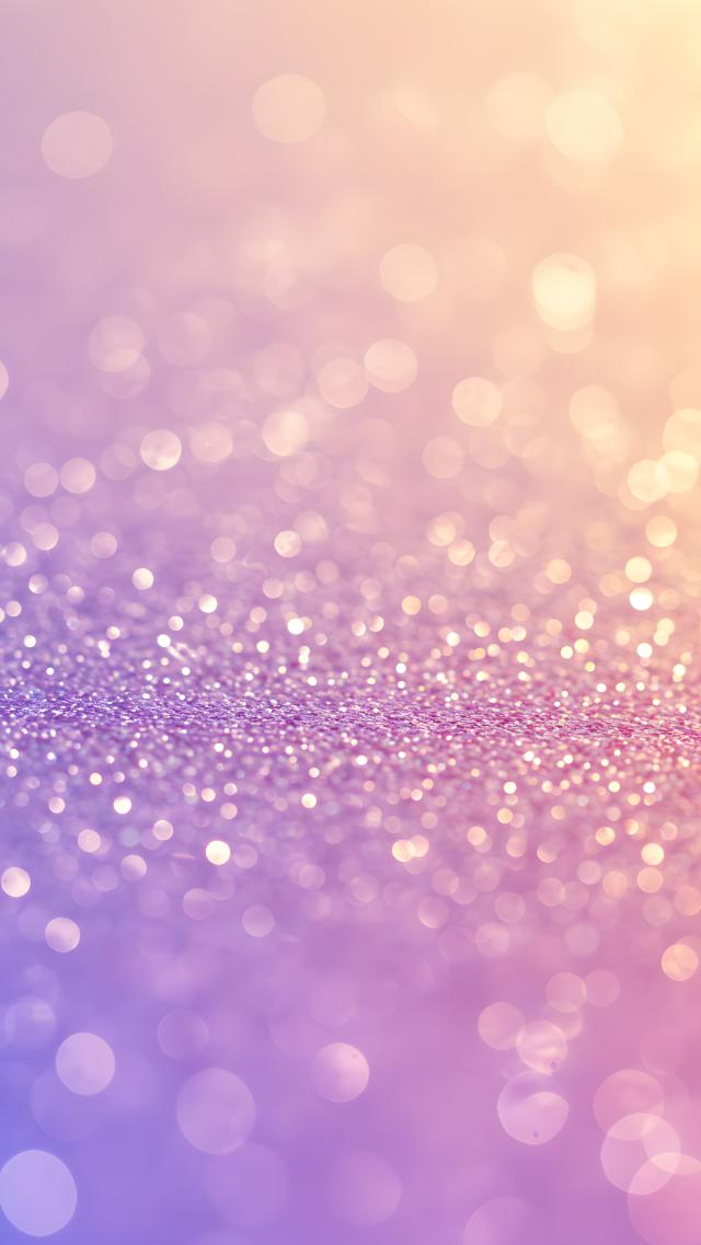 キラキラグラデーション - パステルパープル