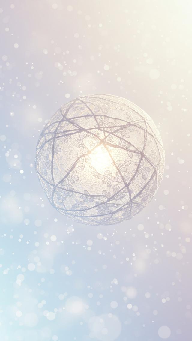 蕾丝宝珠与光之颗粒 高清壁纸