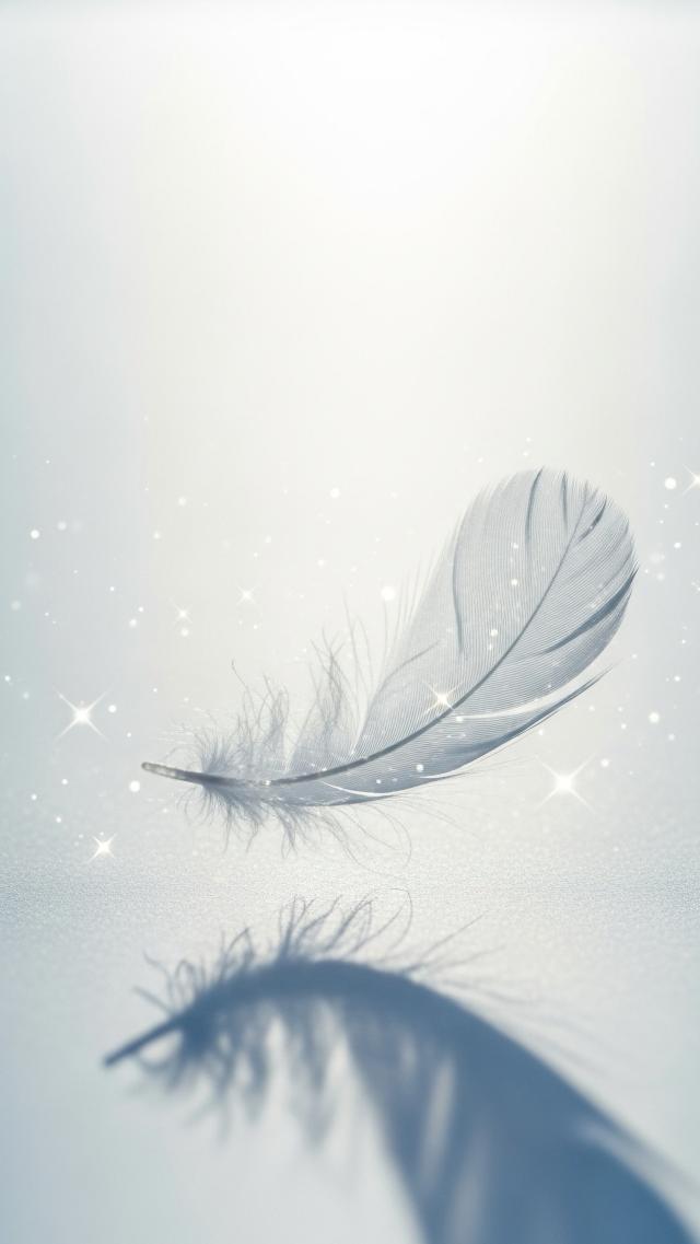 White Wings Floating in Light