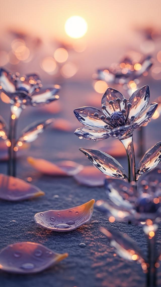 黄昏的玻璃花园