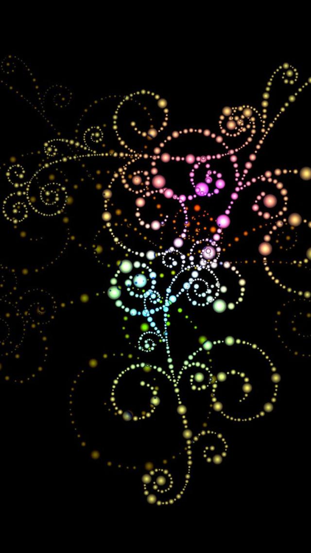 Shimmering Gem-like iPhone Wallpaper