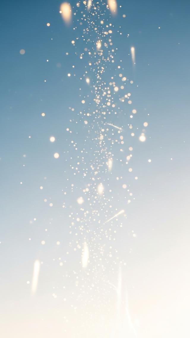 空中飞舞的光之微粒 高清壁纸