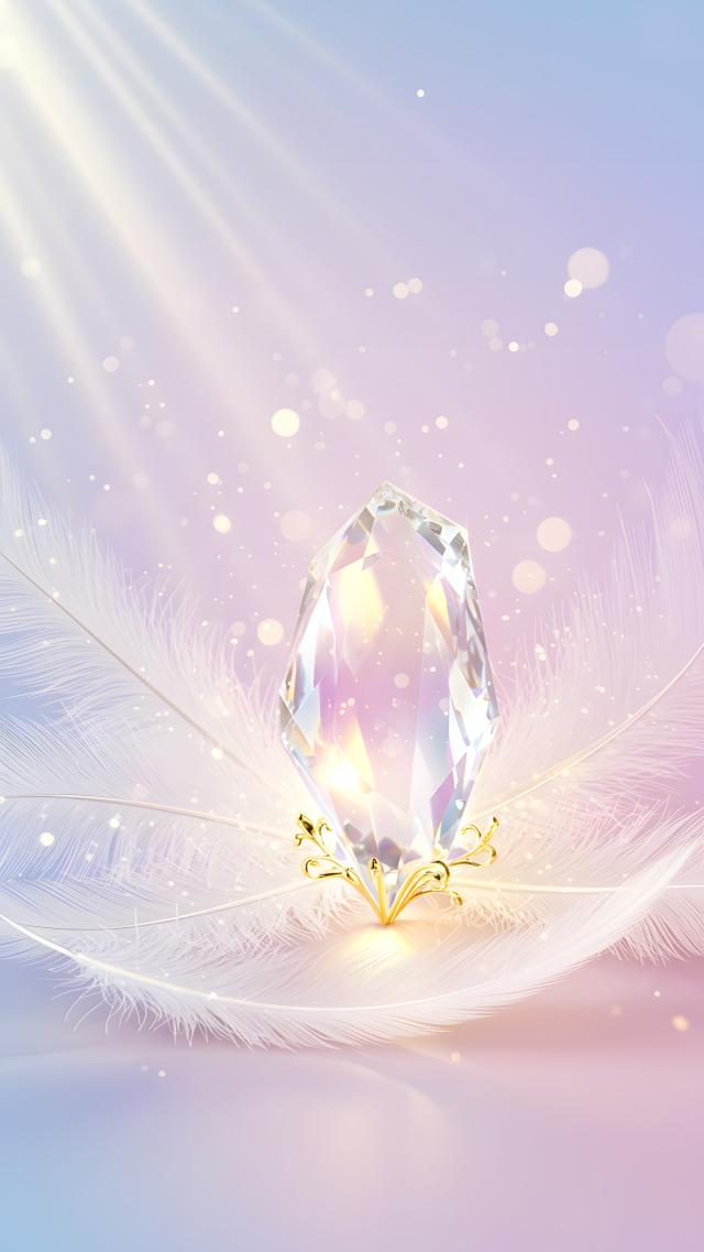 Feathers and Crystals