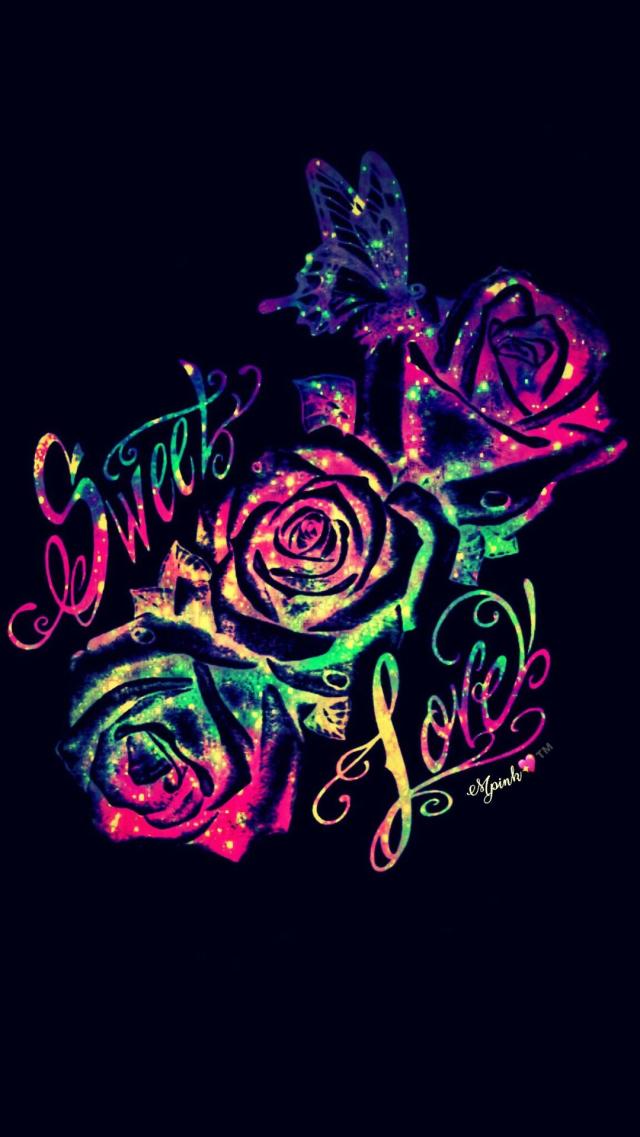 Glowing Rose Wallpaper