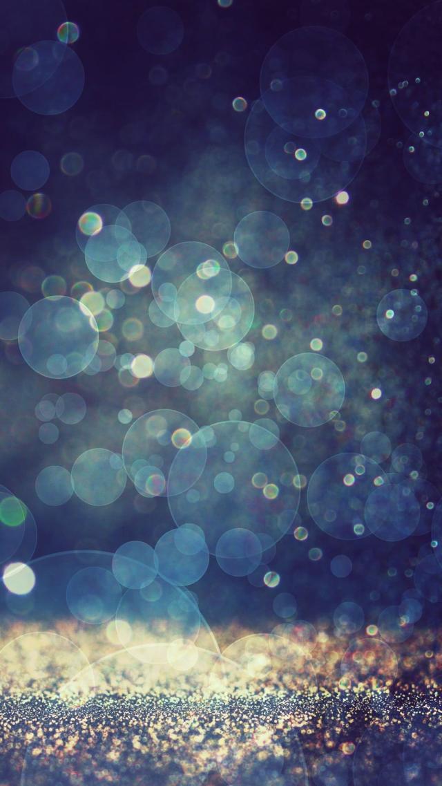 Scenery of Shimmering Bokeh Light Spots