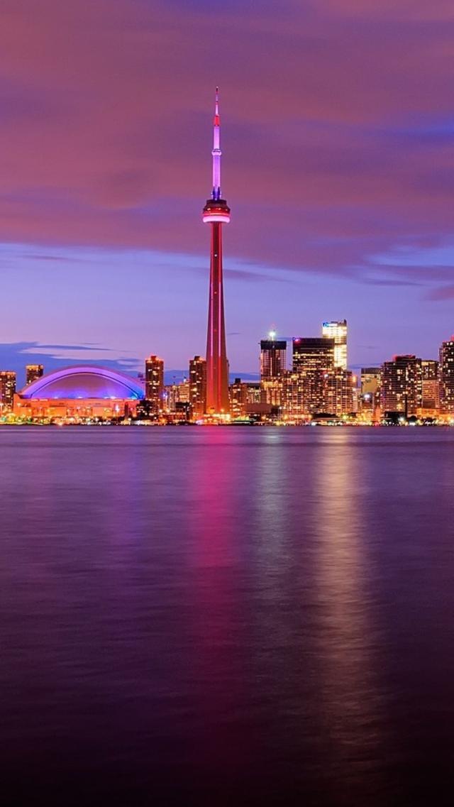 Night Scenery of Canada