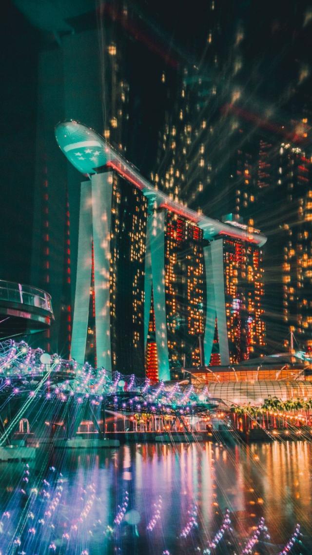 Night View of Singapore