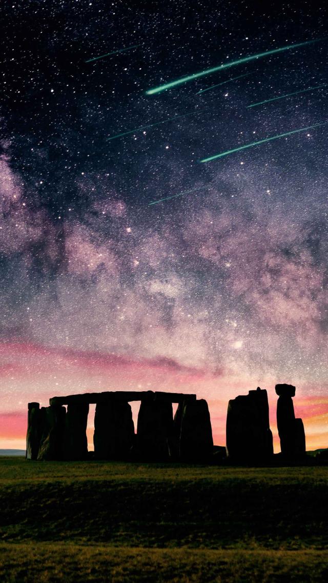 Starry Sky Over Stonehenge