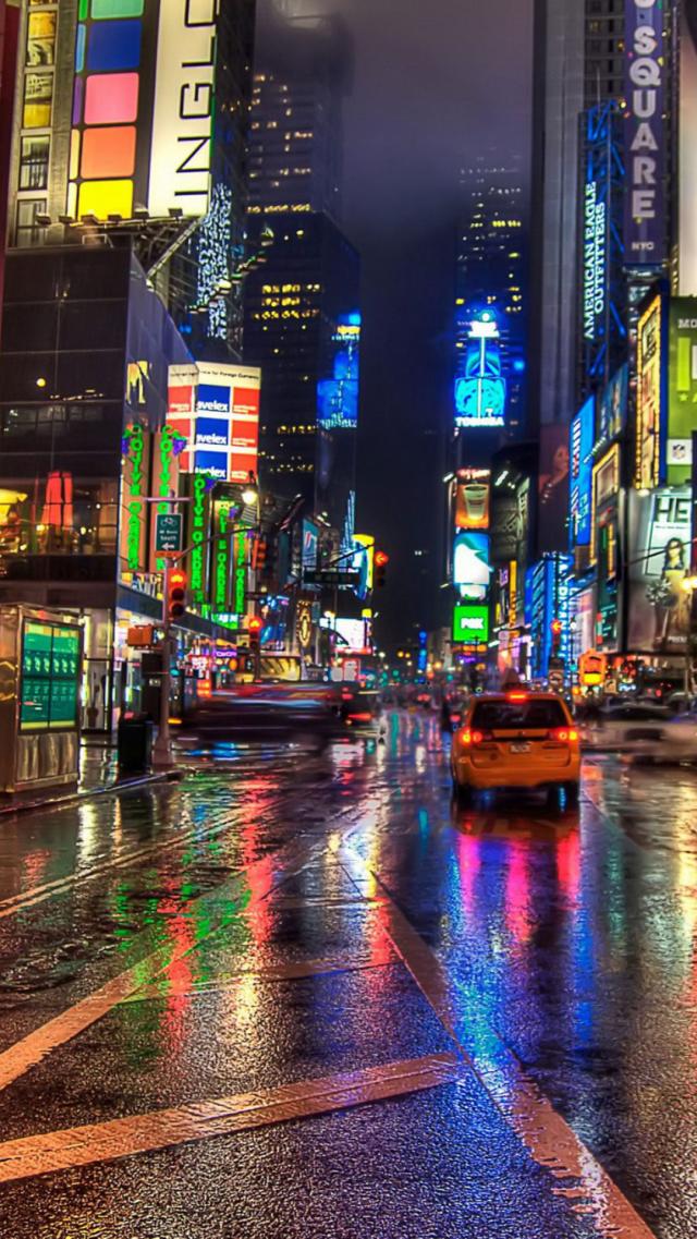 纽约时代广场夜景 高清壁纸