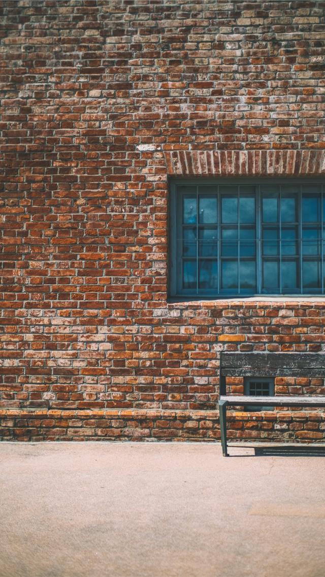 Brick Wall Scenery: Fashionable Landscape Wallpaper