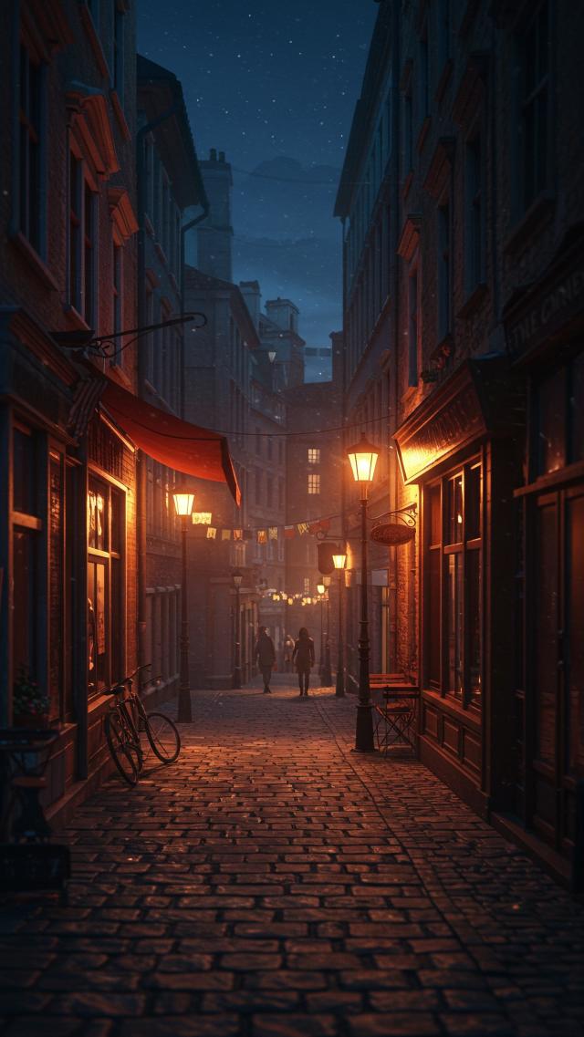 Coffee Street at Dusk