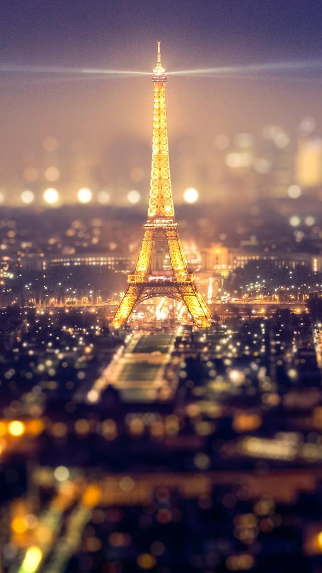 The Shining Eiffel Tower Under the Night Sky