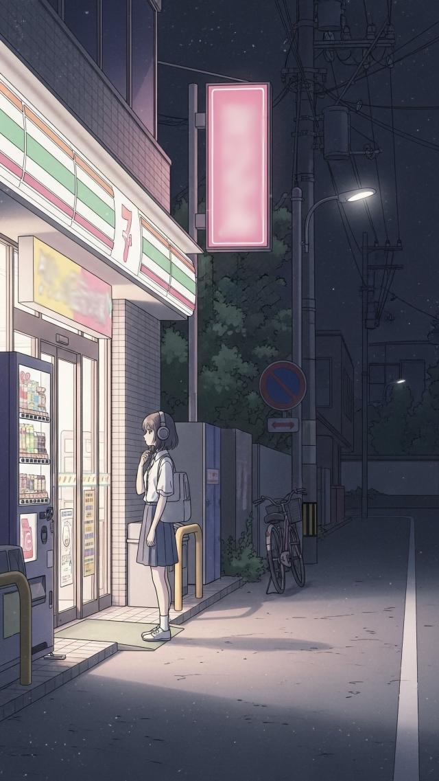 Convenience Store at Night