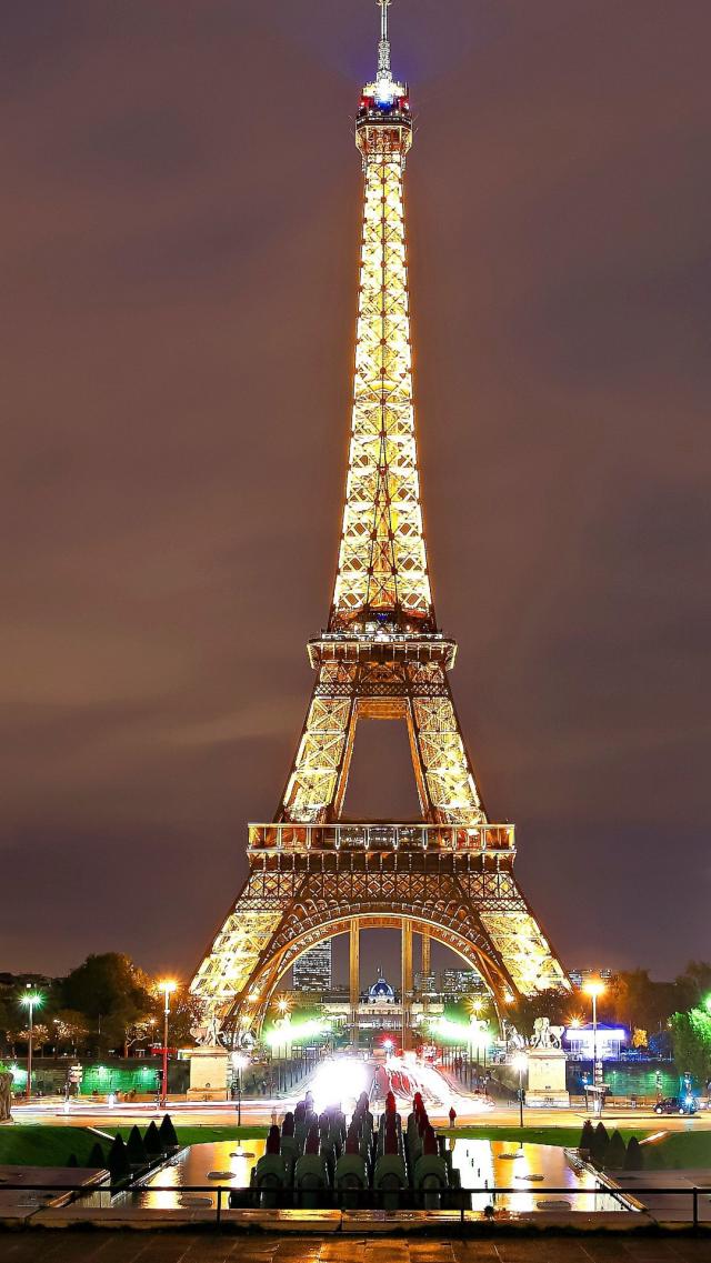 Shining Eiffel Tower at Night