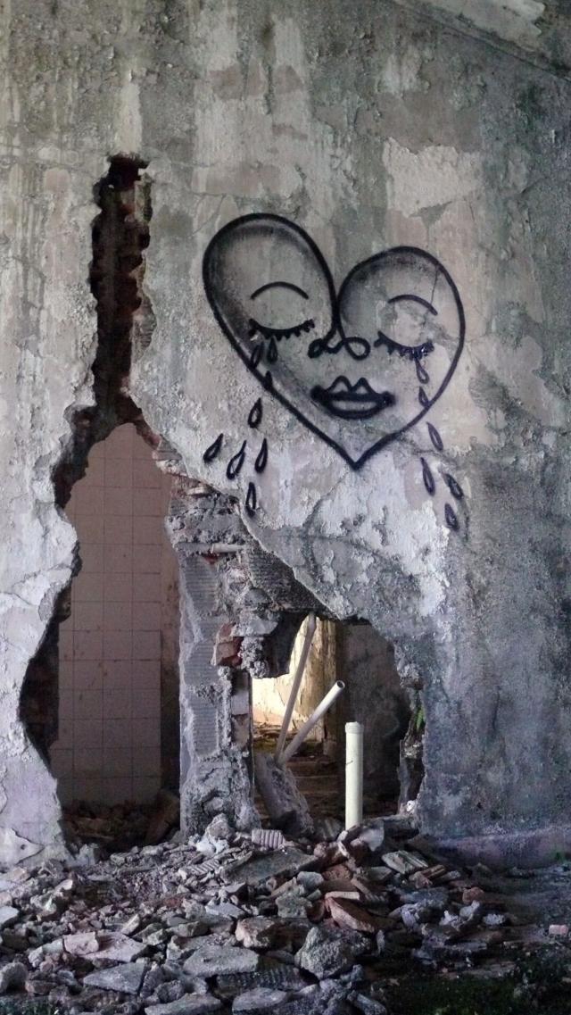 Street Art in Ruins - Banksy