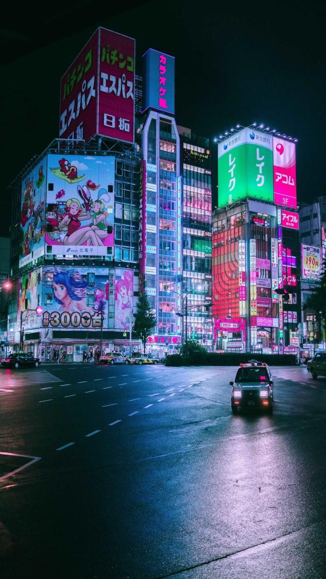 Night View of Shinjuku Kabukicho