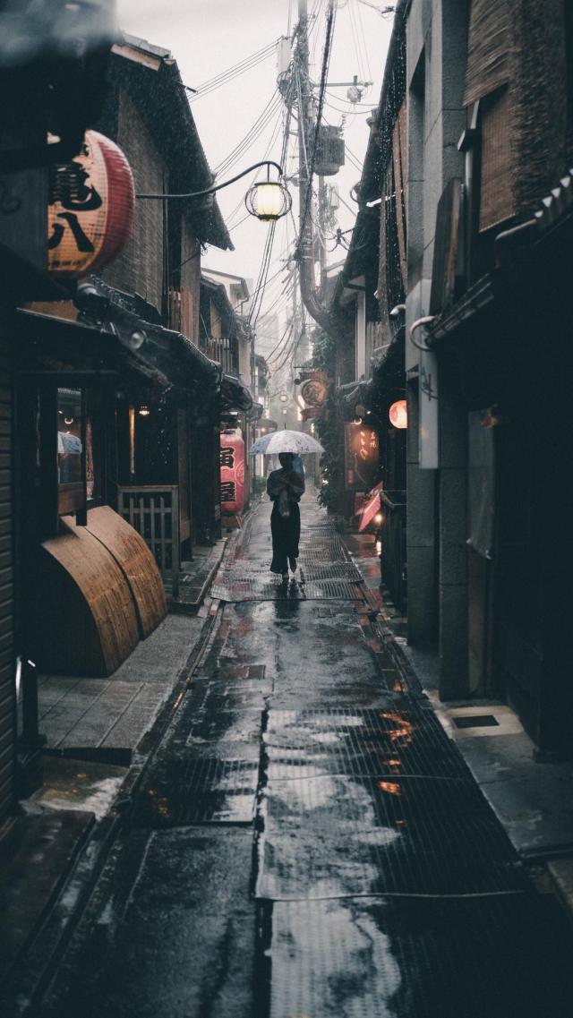 日本小巷 高清壁纸