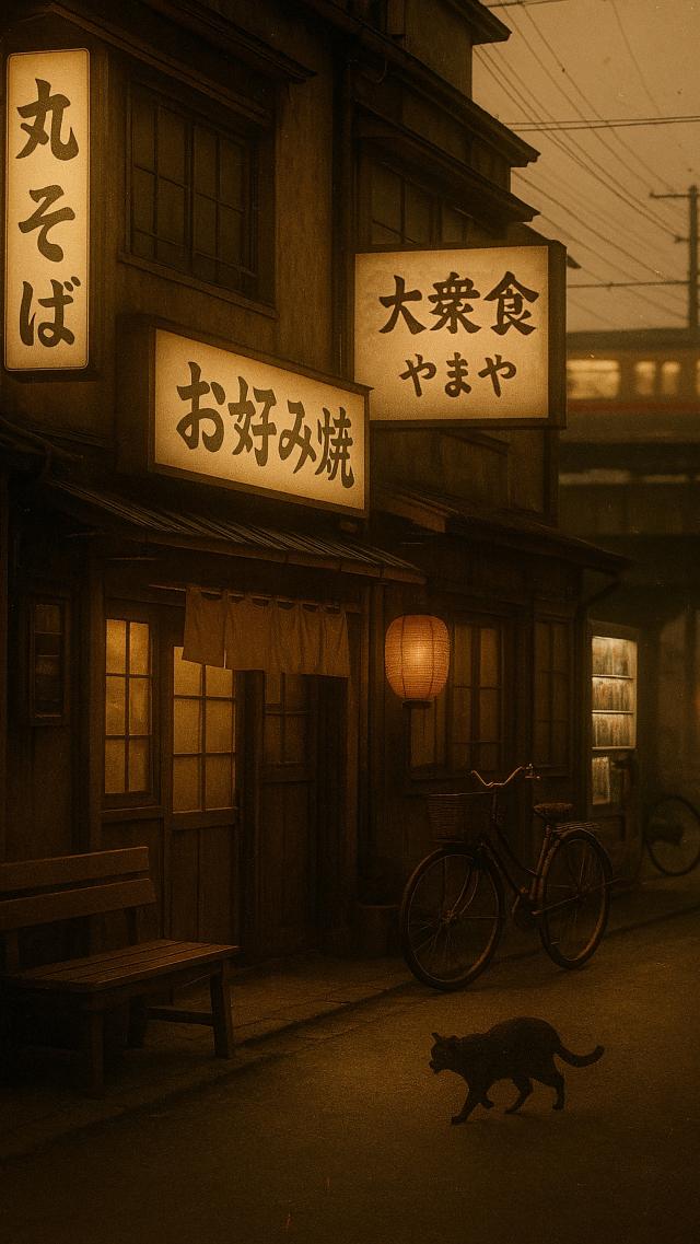 Commercial Street in the Showa Era