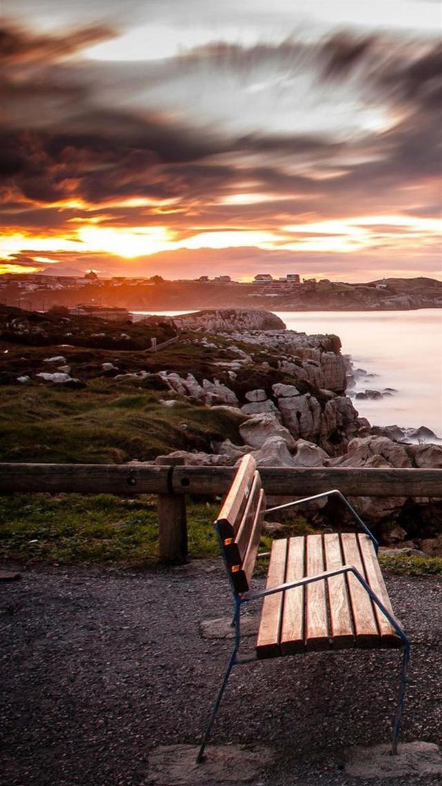 Bench by the Seaside