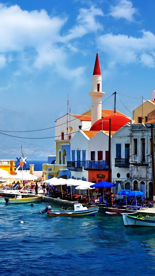 海边小镇 高清壁纸