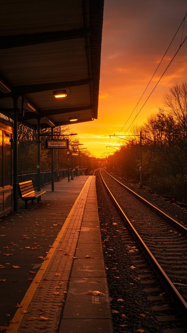 Station at Autumn Dusk
