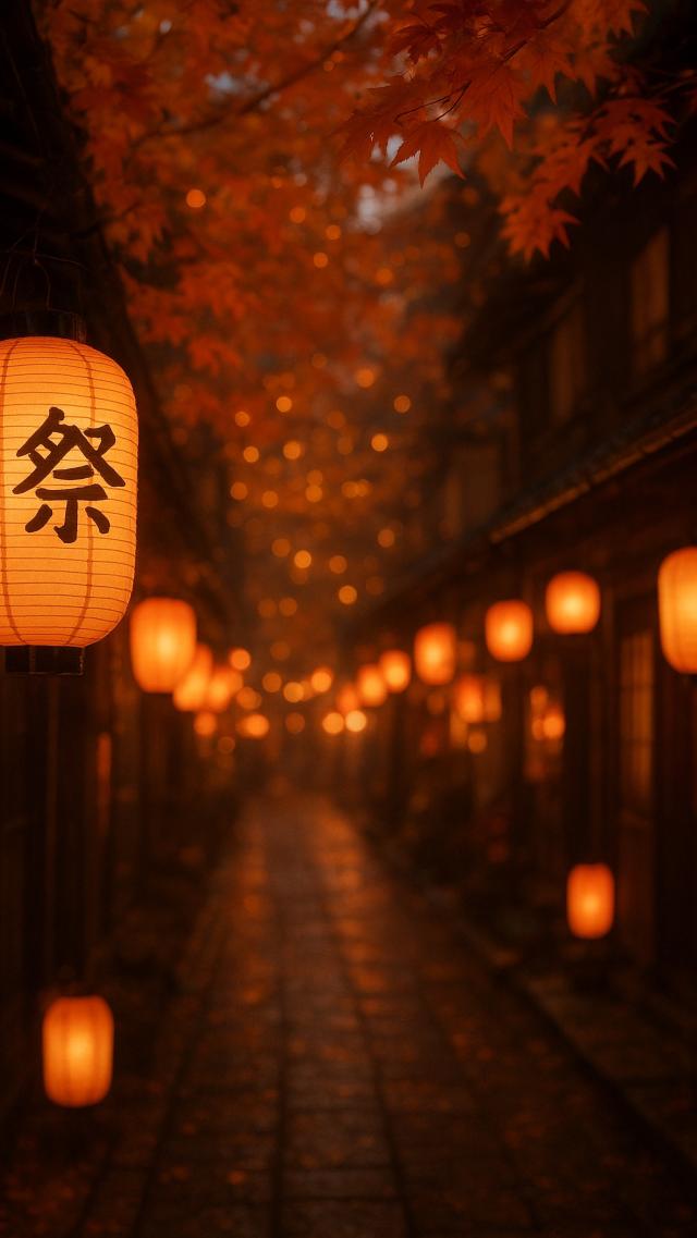 Night Path of the Autumn Festival