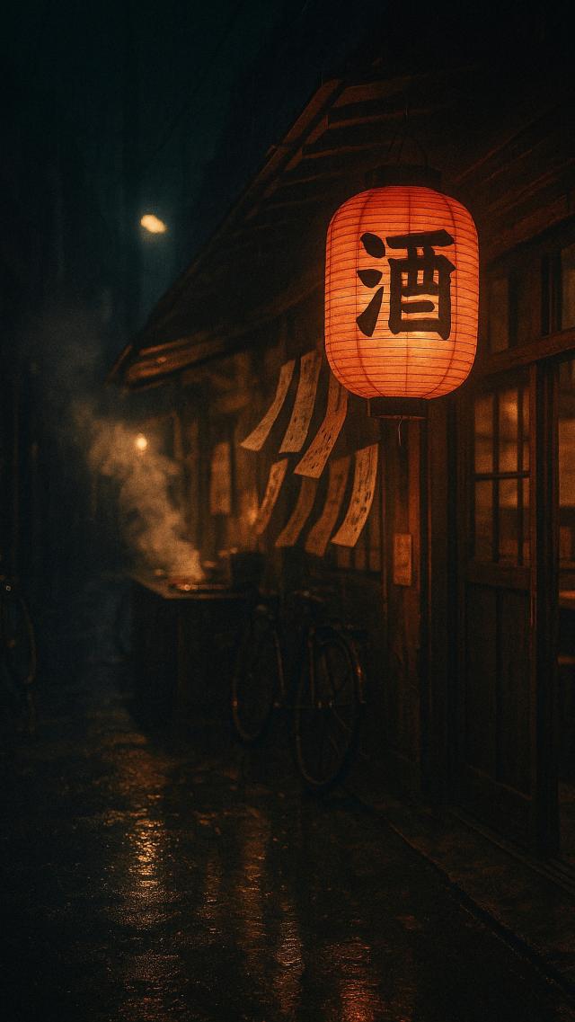 Red Lanterns in the Alley