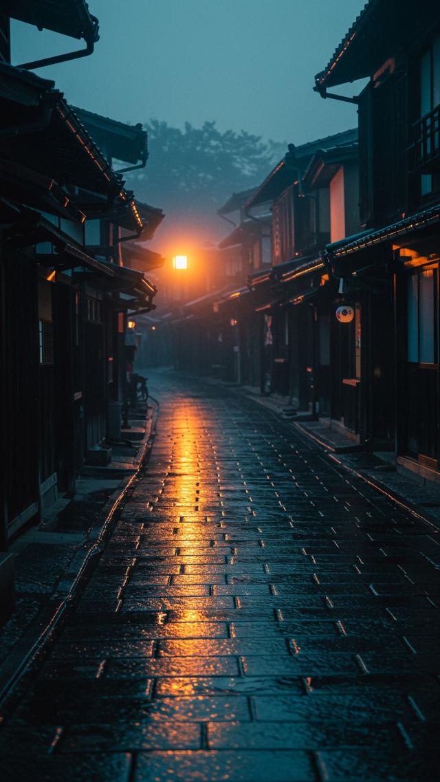 Ancient Street After Rain