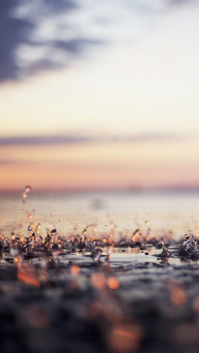 Beautiful Raindrop iPhone Wallpaper