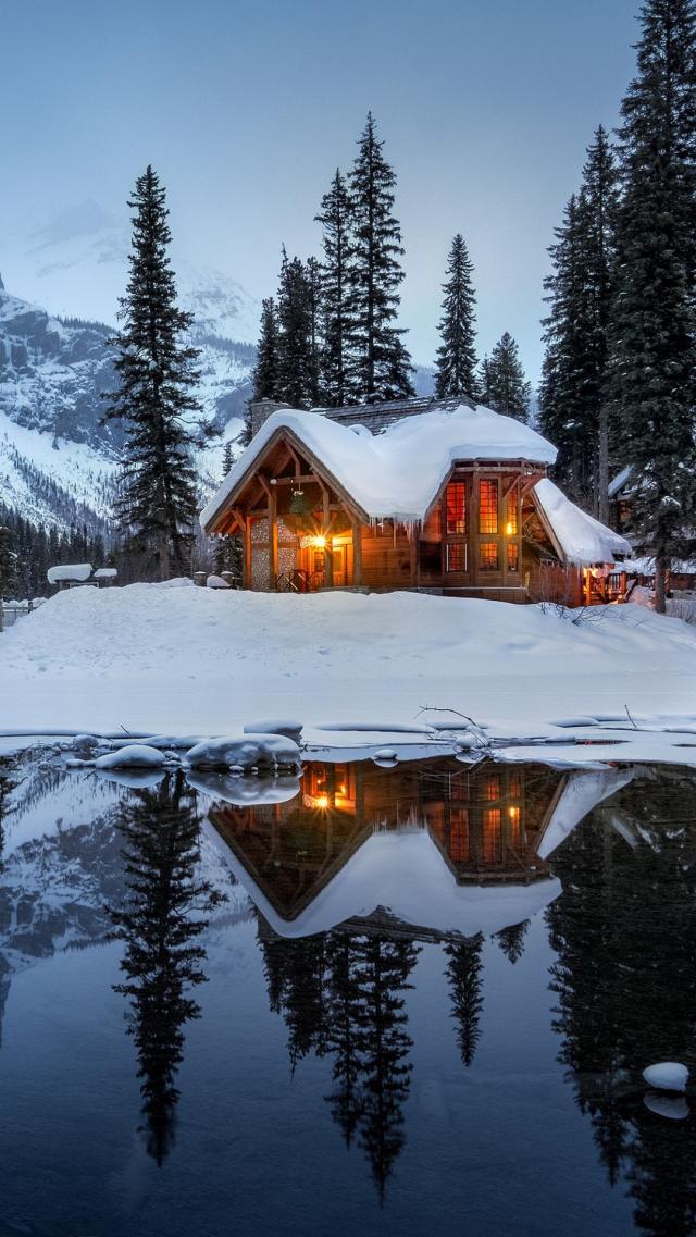 Snowy Mountain Cabin