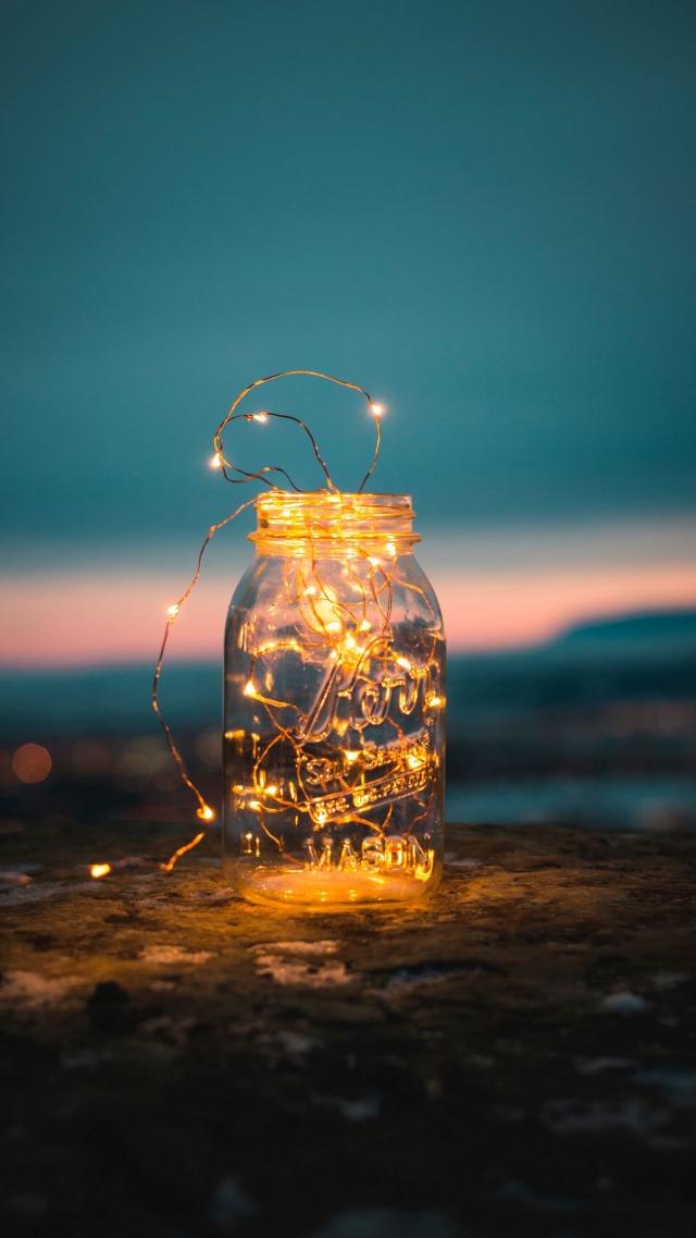 Small Bottles Decorated with Electric Ornaments