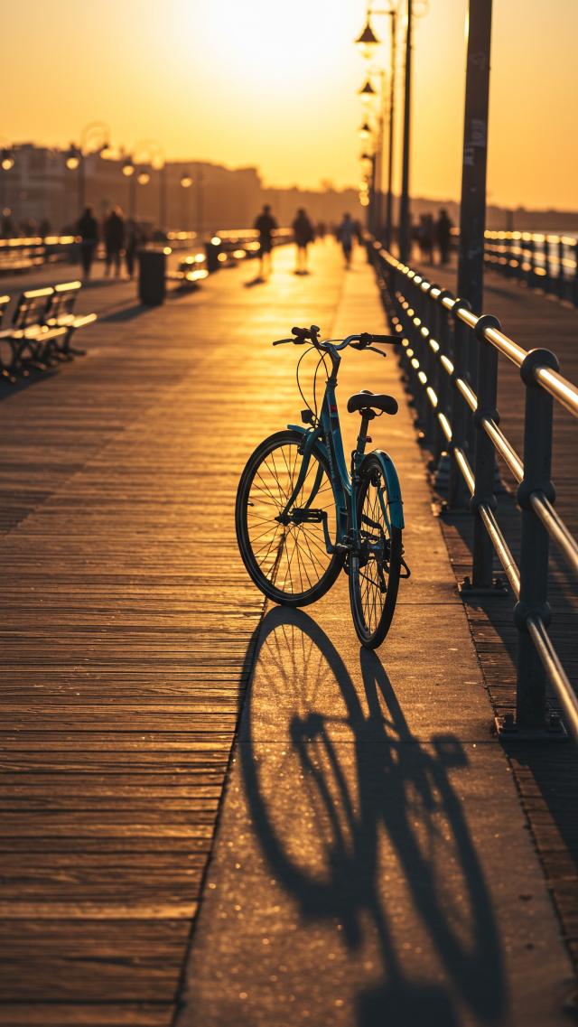 Bicycle at Dusk
