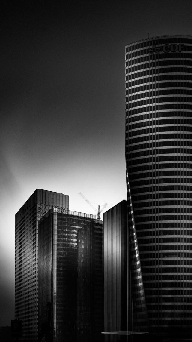 Monochrome Office Building