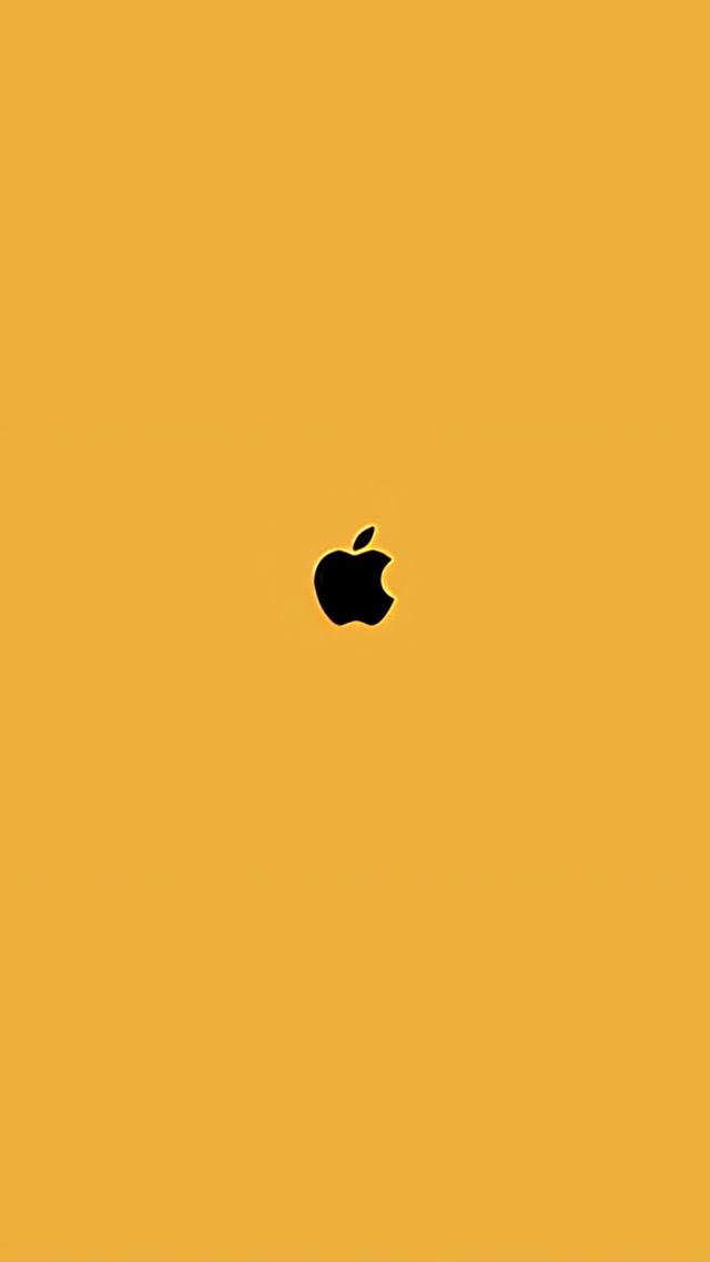 Apple Logo - Yellow