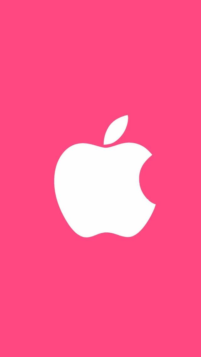 Pink Apple Logo