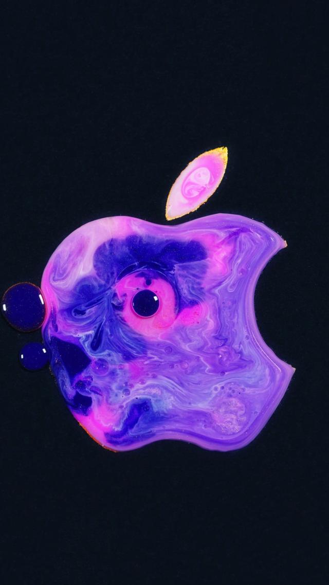 Apple Logo - Marble Pattern