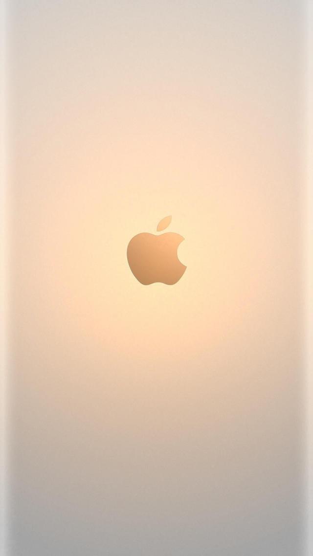 Apple Logo - Light Gold