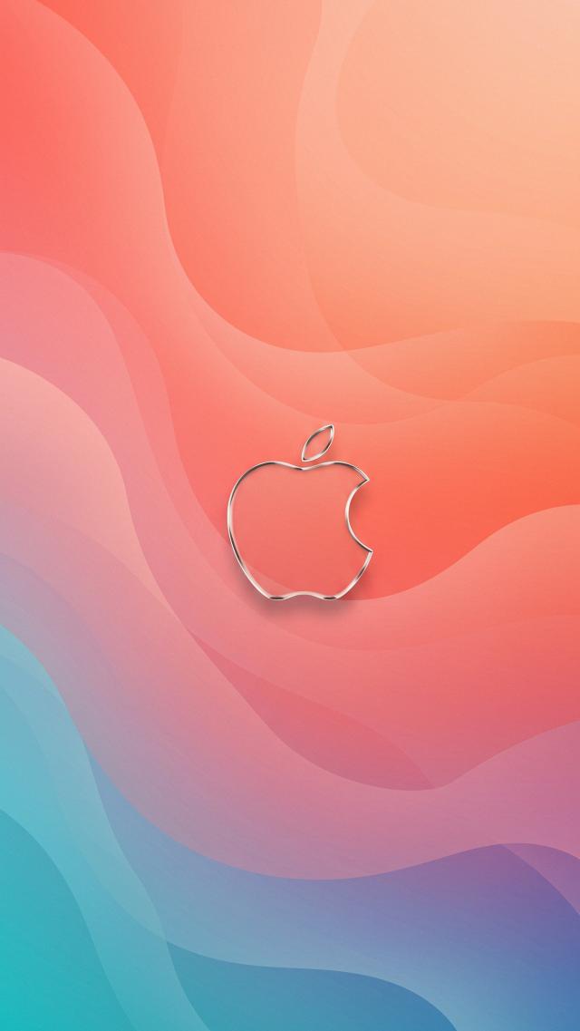 Glass Apple Logo