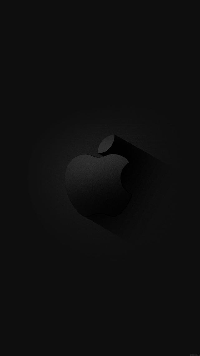Black Apple iPhone Wallpaper