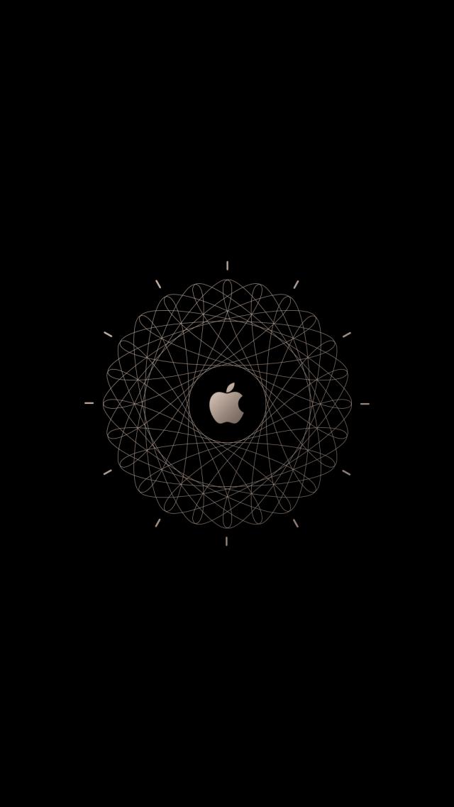 Cool Black Apple iPhone 8 Wallpaper