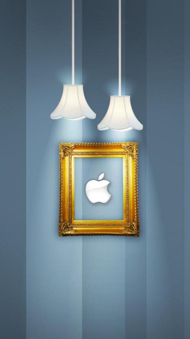 Circular Logo in a Picture Frame