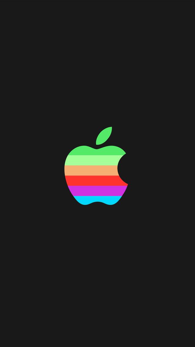 Apple - Rainbow Logo