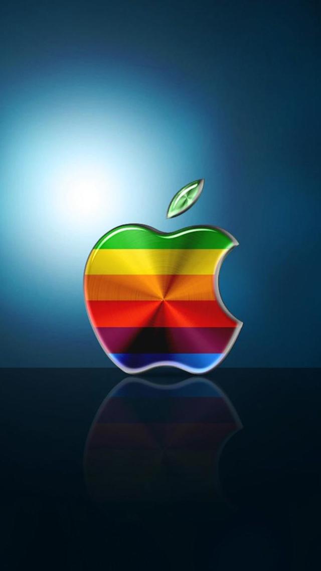 Apple Logo iPhone Xs Wallpaper