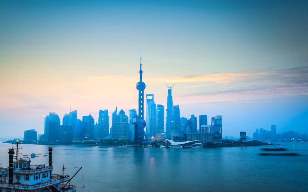 上海陆家嘴天际线