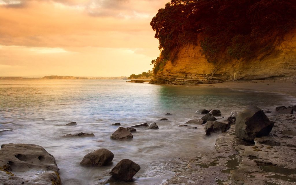 海边夕阳美景