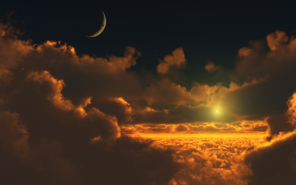 云海夕阳