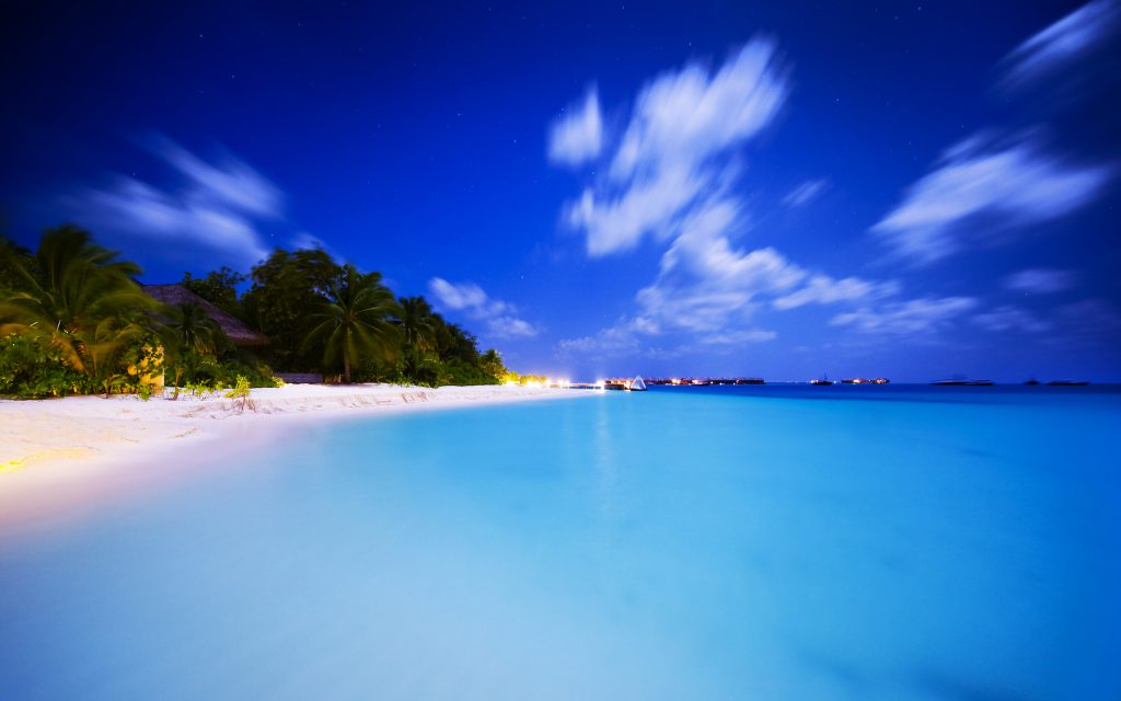 夜海星辉