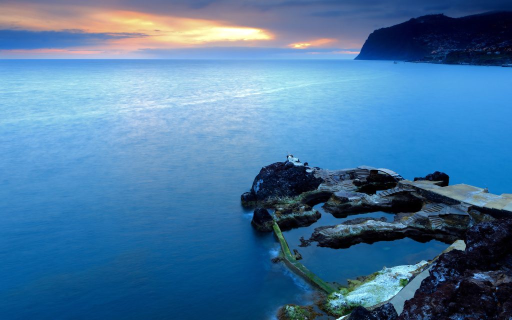 海景夕阳