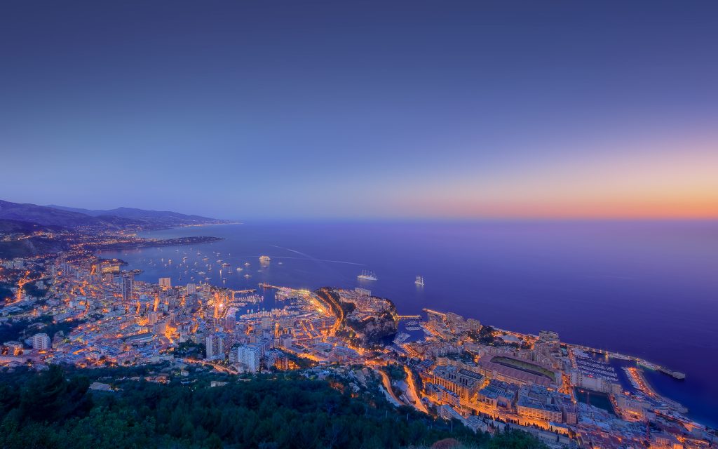 摩纳哥夜景